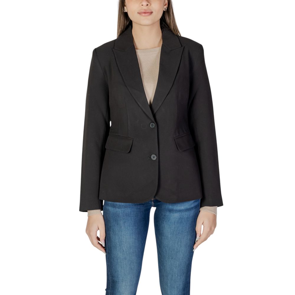 Only Schwarzer Blazer aus recyceltem Polyester