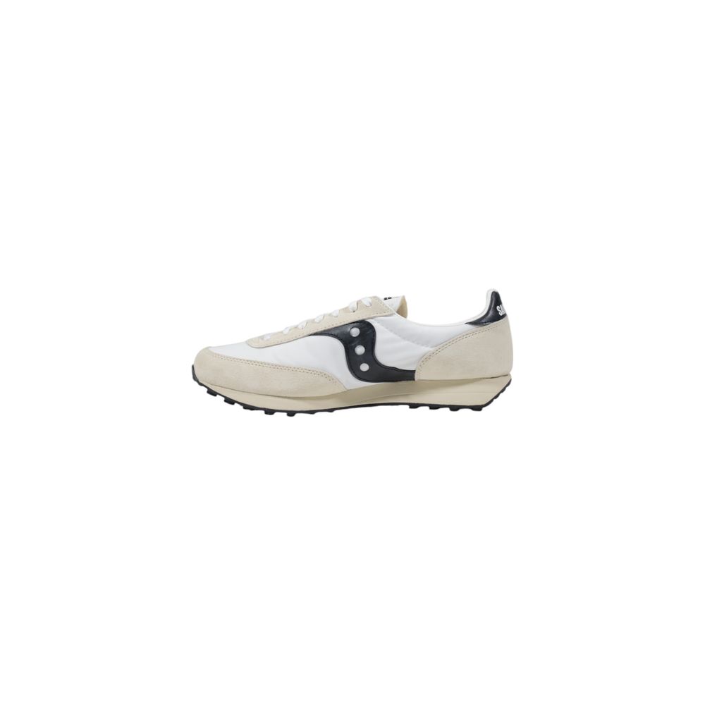 Saucony Schwarze und Weiße Leder-Sneaker