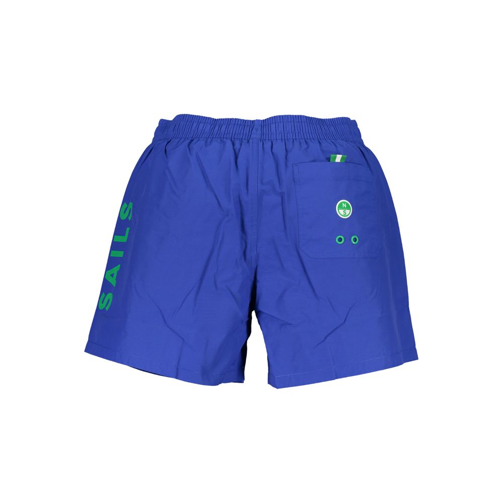 North Sails Blue Organic Cotton Men's Swim Boxer