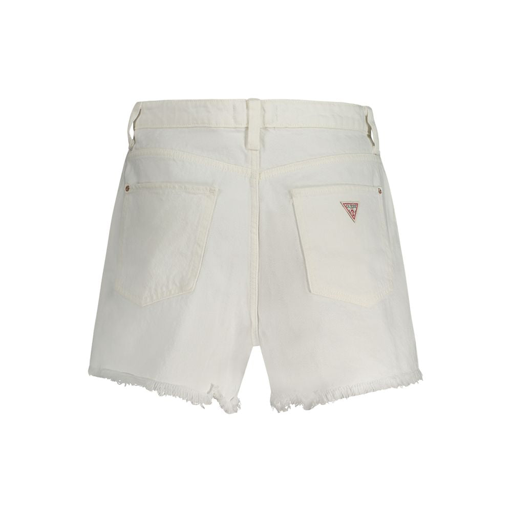 Guess Jeans Weiße Baumwollshorts
