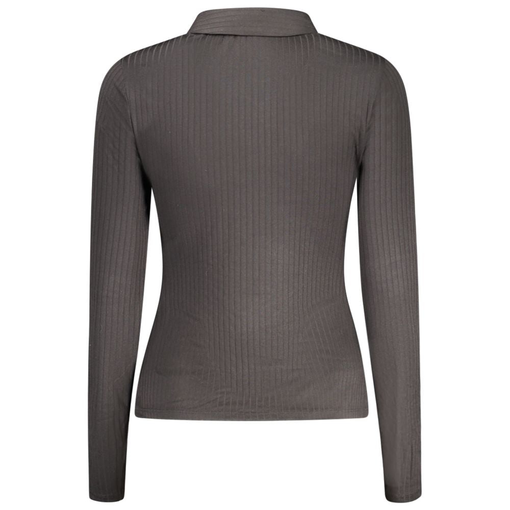 Guess Jeans Schwarzes Polyesterhemd