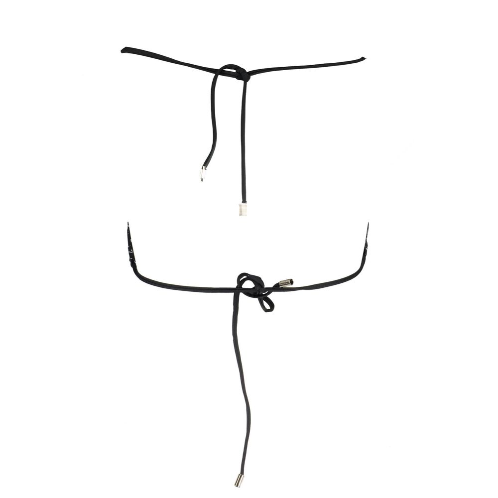 Karl Lagerfeld Schwarz Elastan Bademode