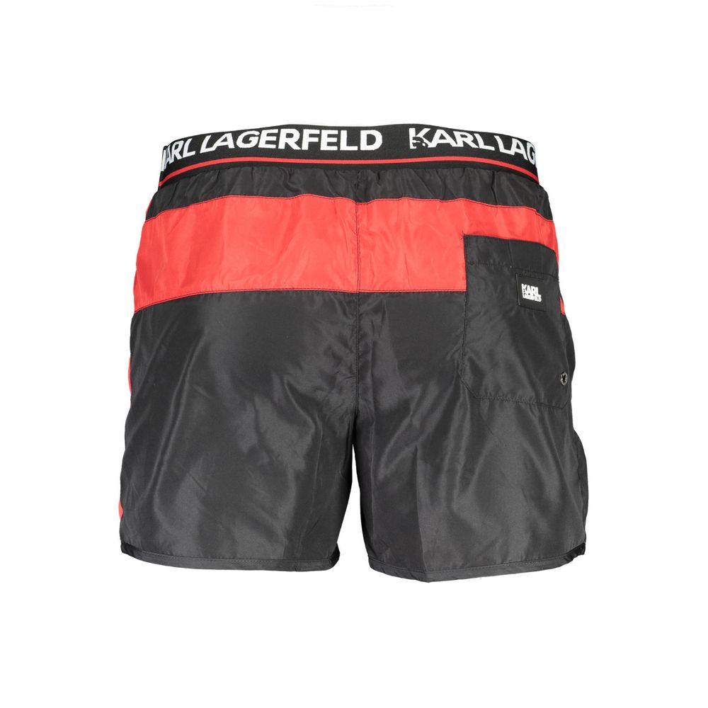 Karl Lagerfeld Schwarze Polyester-Badebekleidung