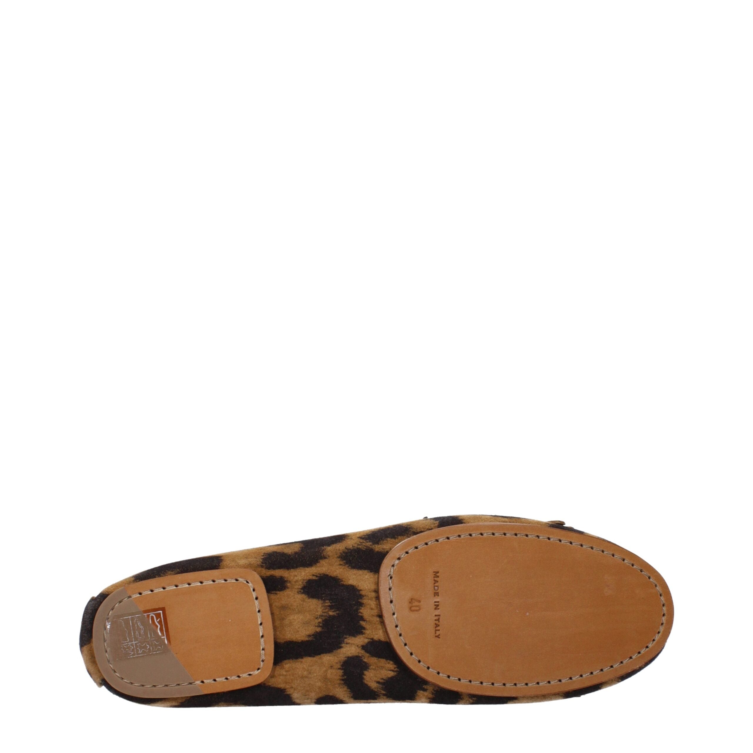 Paris Texas Braune Leder Slipper