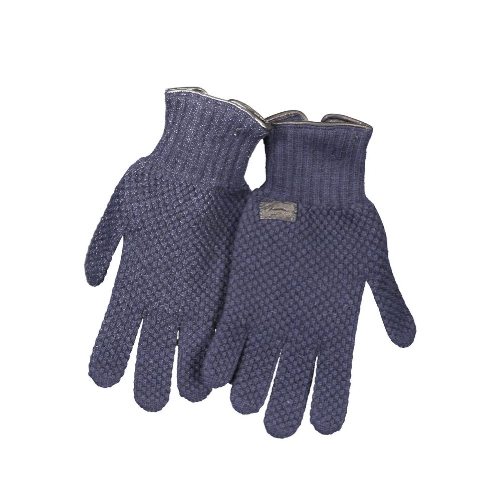 Harmont & Blaine Handschuh aus blauer Wolle