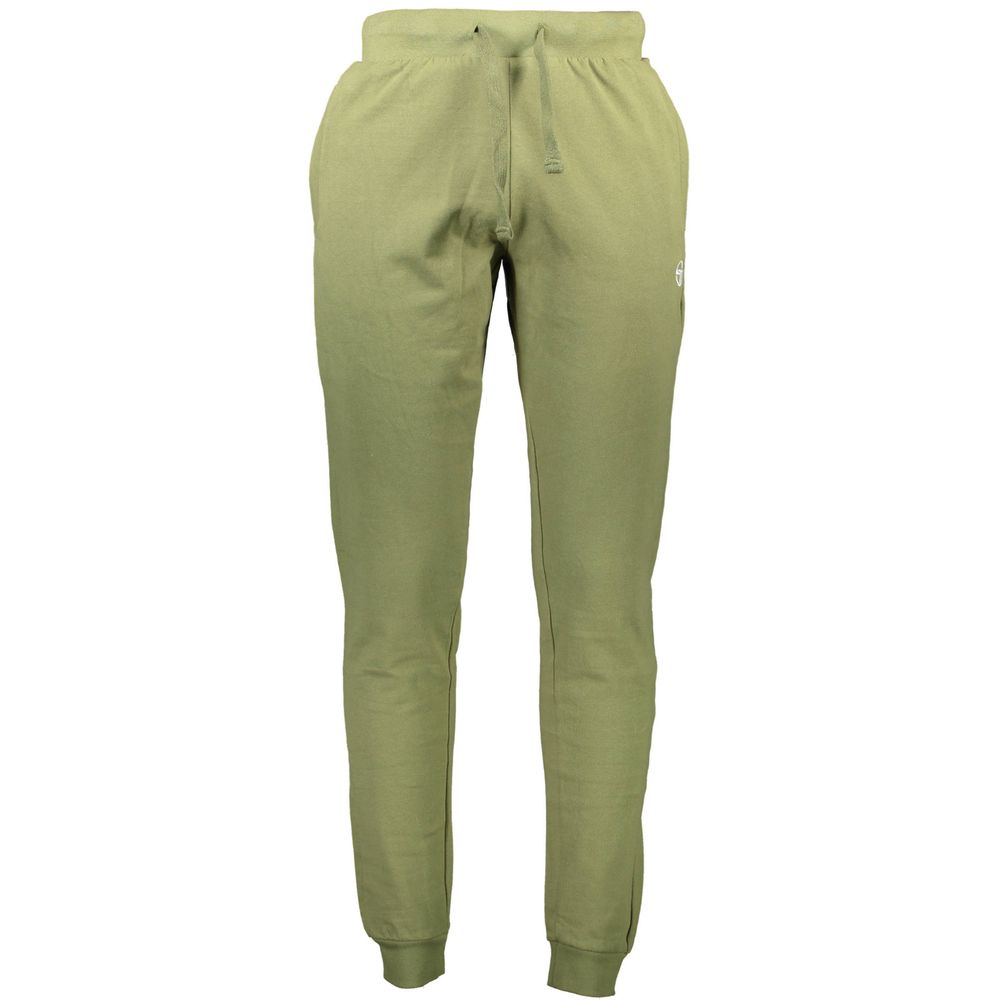 Sergio Tacchini Grüne Baumwollhose