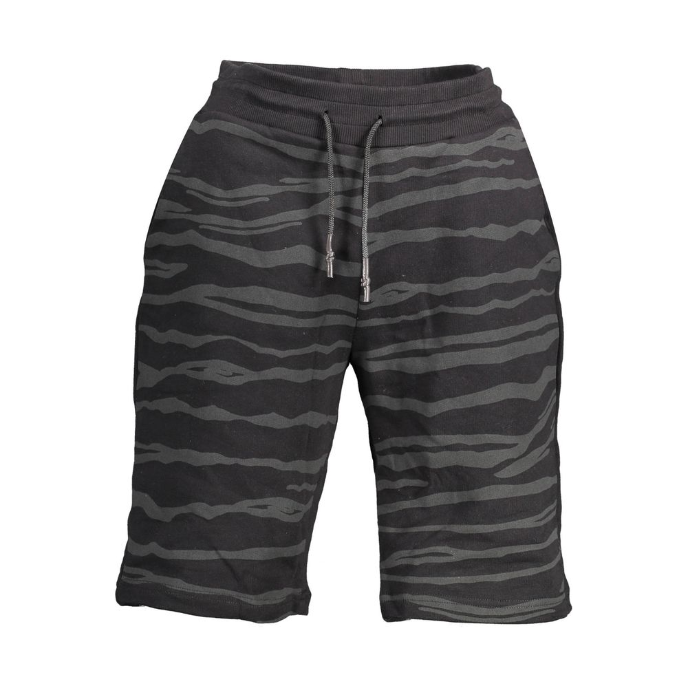 Cavalli Class Black Cotton Men's Sweatpants