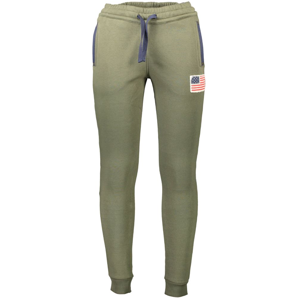 U.S. POLO ASSN. Grüne Baumwollhose