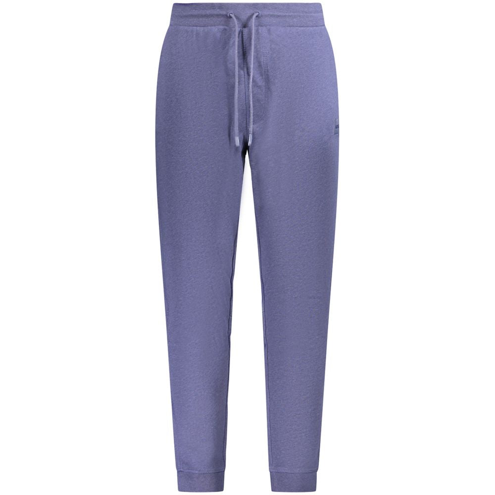 Hugo Boss Blu Cotton Men's Sport Trouser