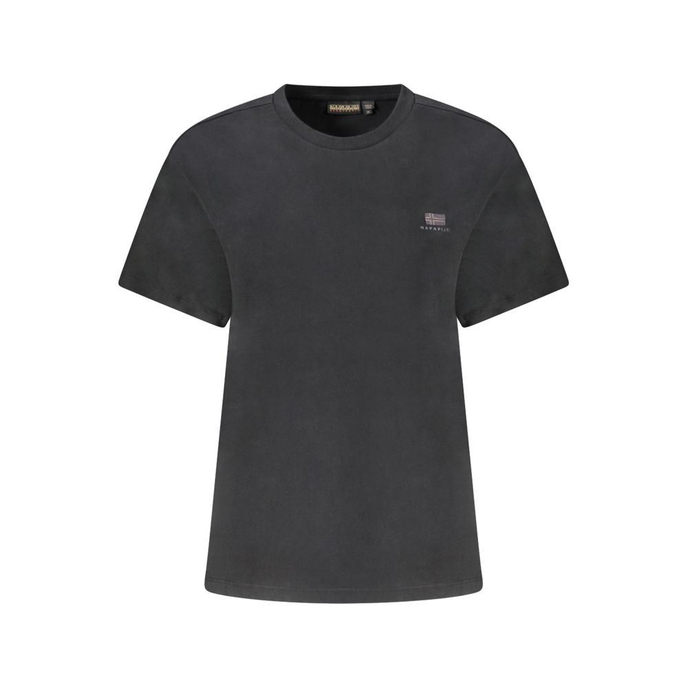 Napapijri Black Cotton Women T-Shirt