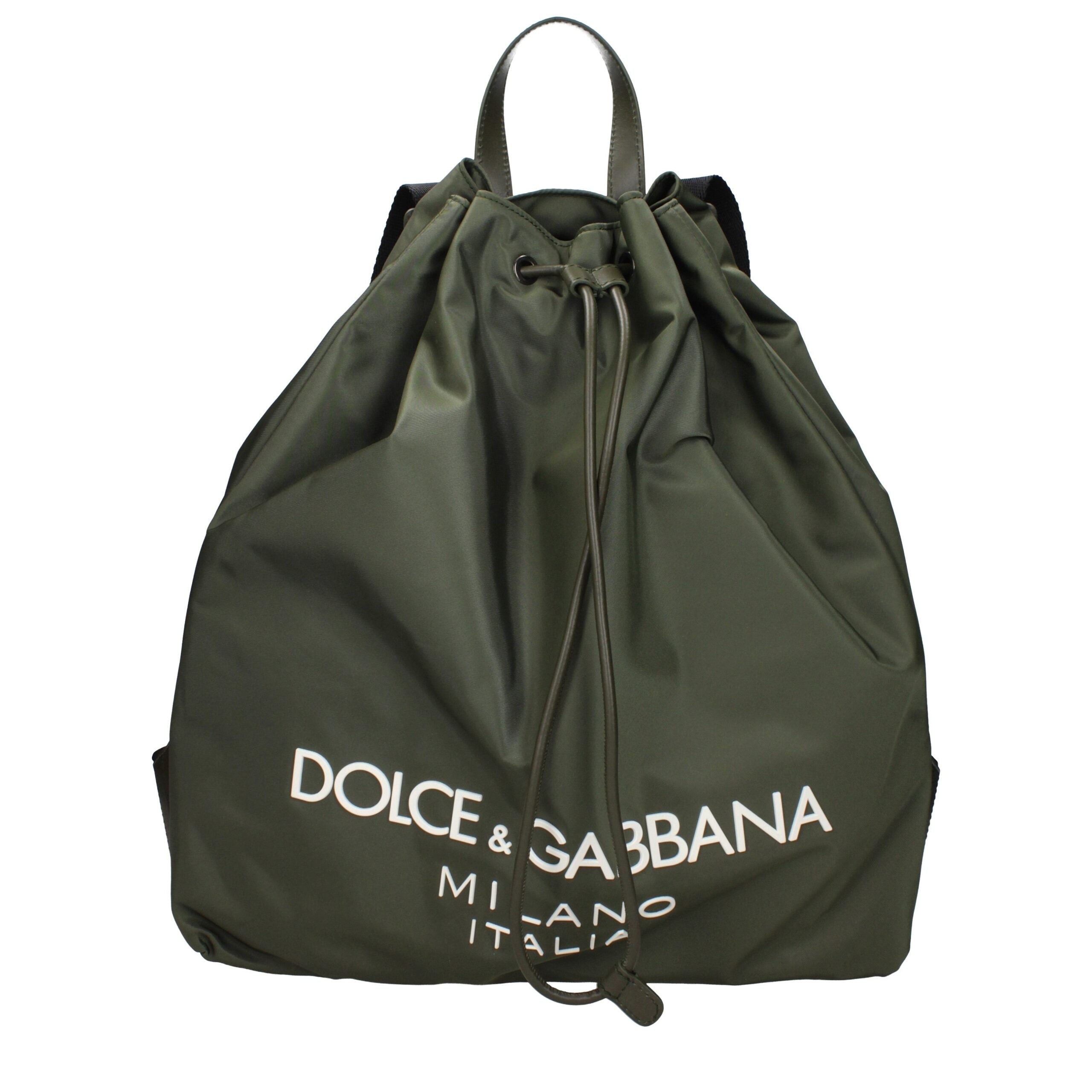 Dolce & Gabbana Grüne Nylon-Rucksäcke