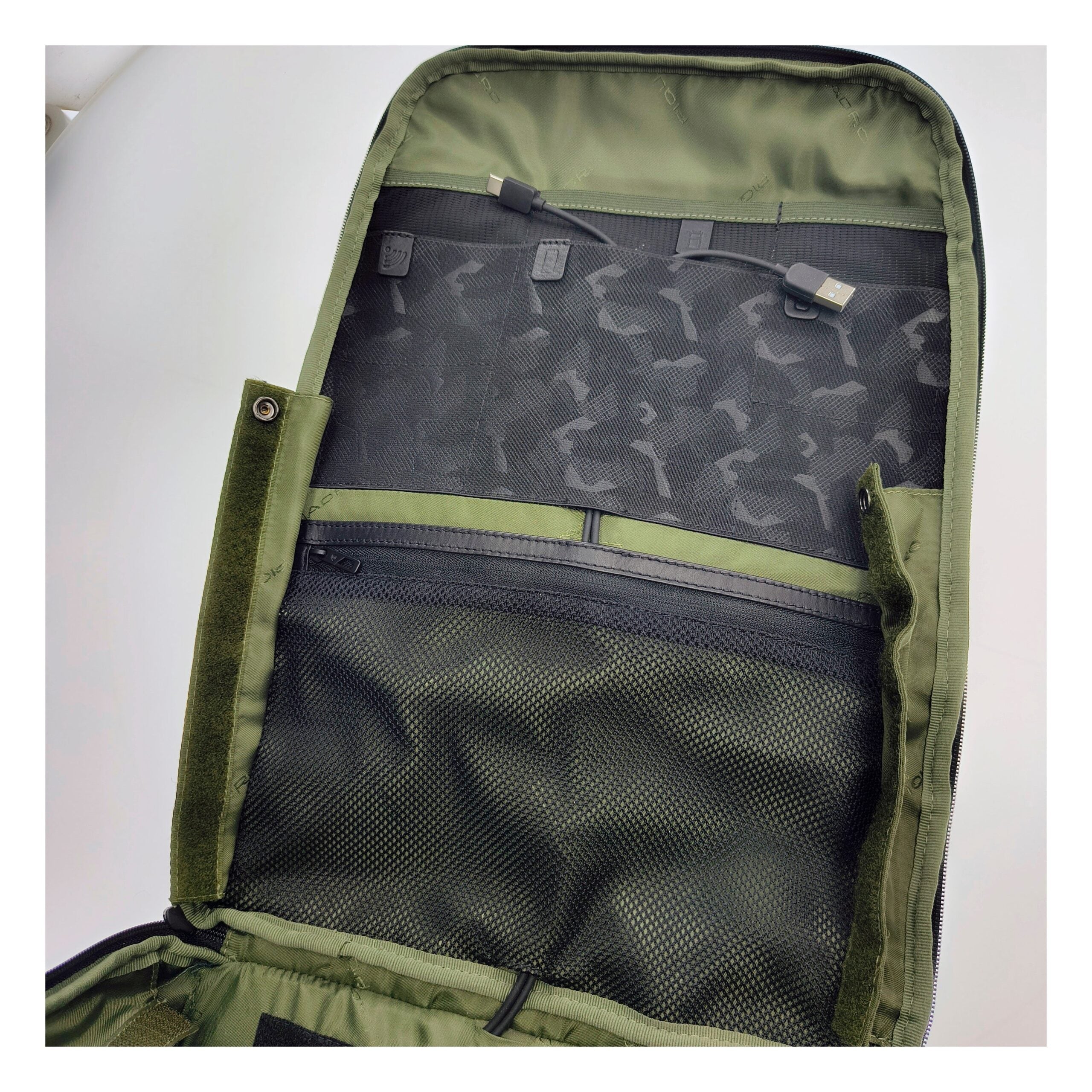 Piquadro Grauer Stoffrucksack