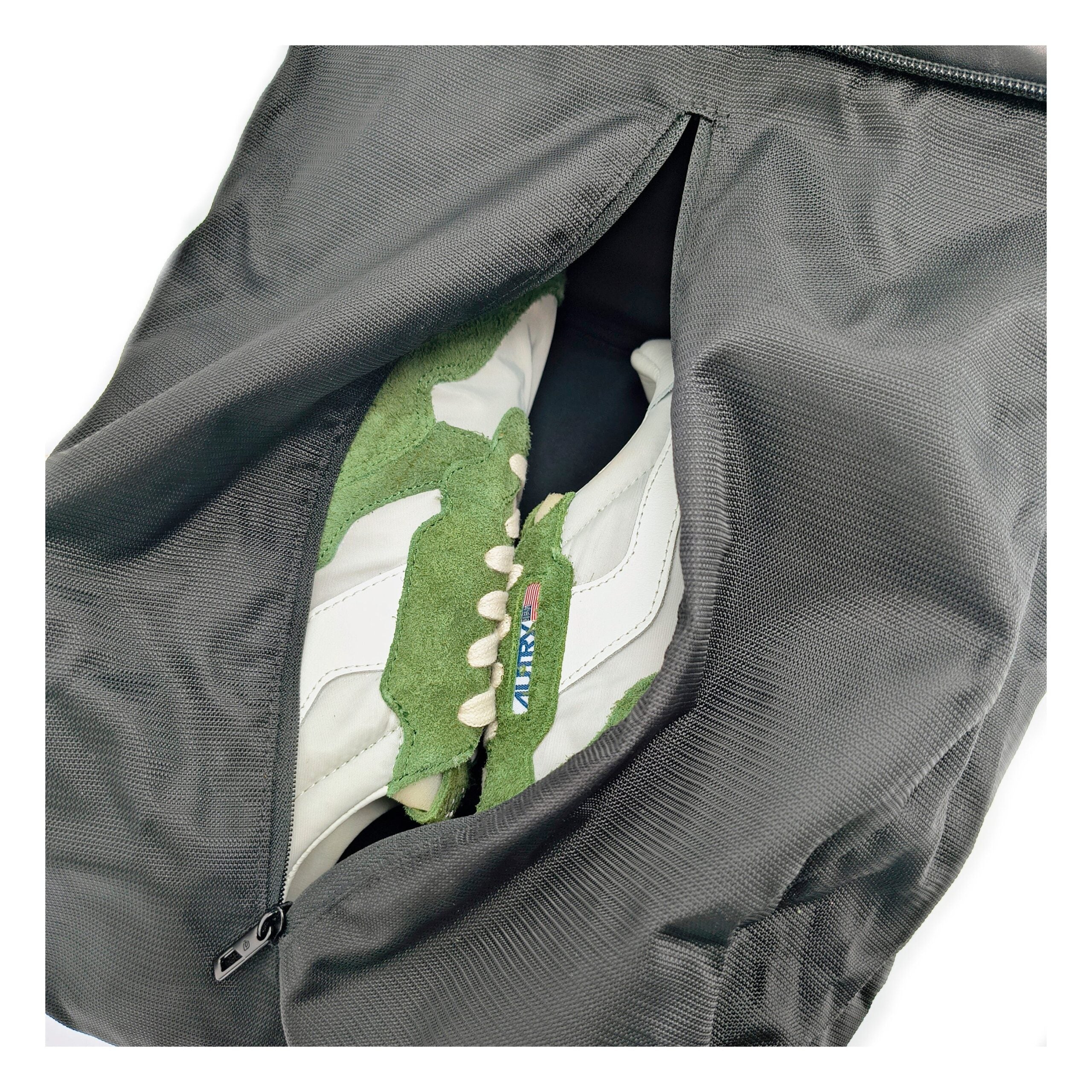 Piquadro Schwarzer Lederrucksack