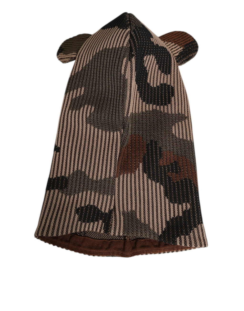 Dolce & Gabbana Multicolor Camouflage Balaclava Maske Männer Kappe Einheitsgröße Hut