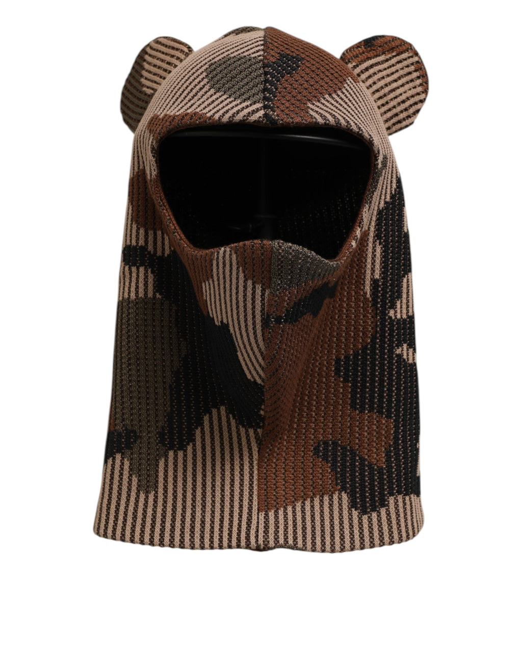 Dolce & Gabbana Multicolor Camouflage Balaclava Maske Männer Kappe Einheitsgröße Hut