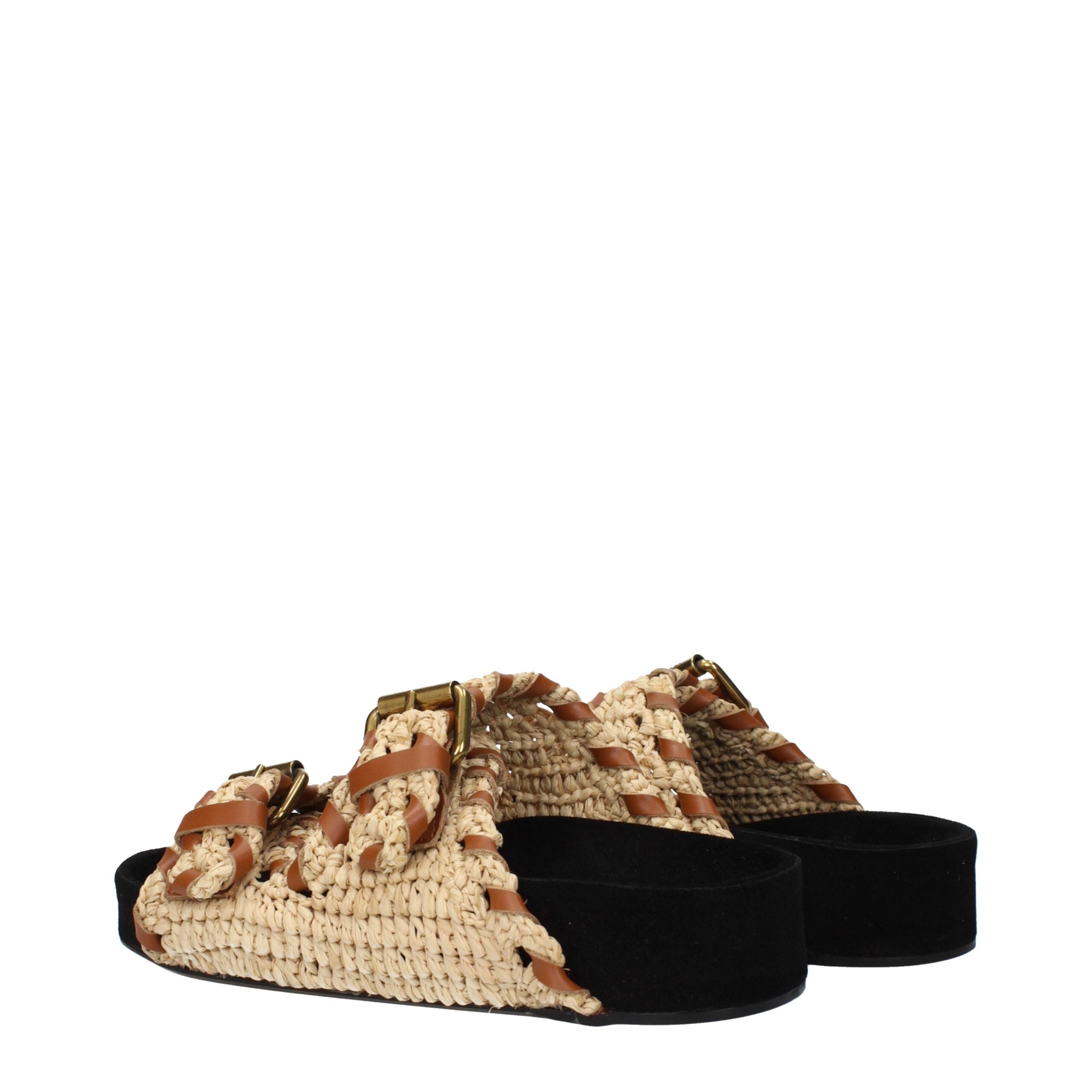 Isabel Marant Beige Espadrilles aus Raffia