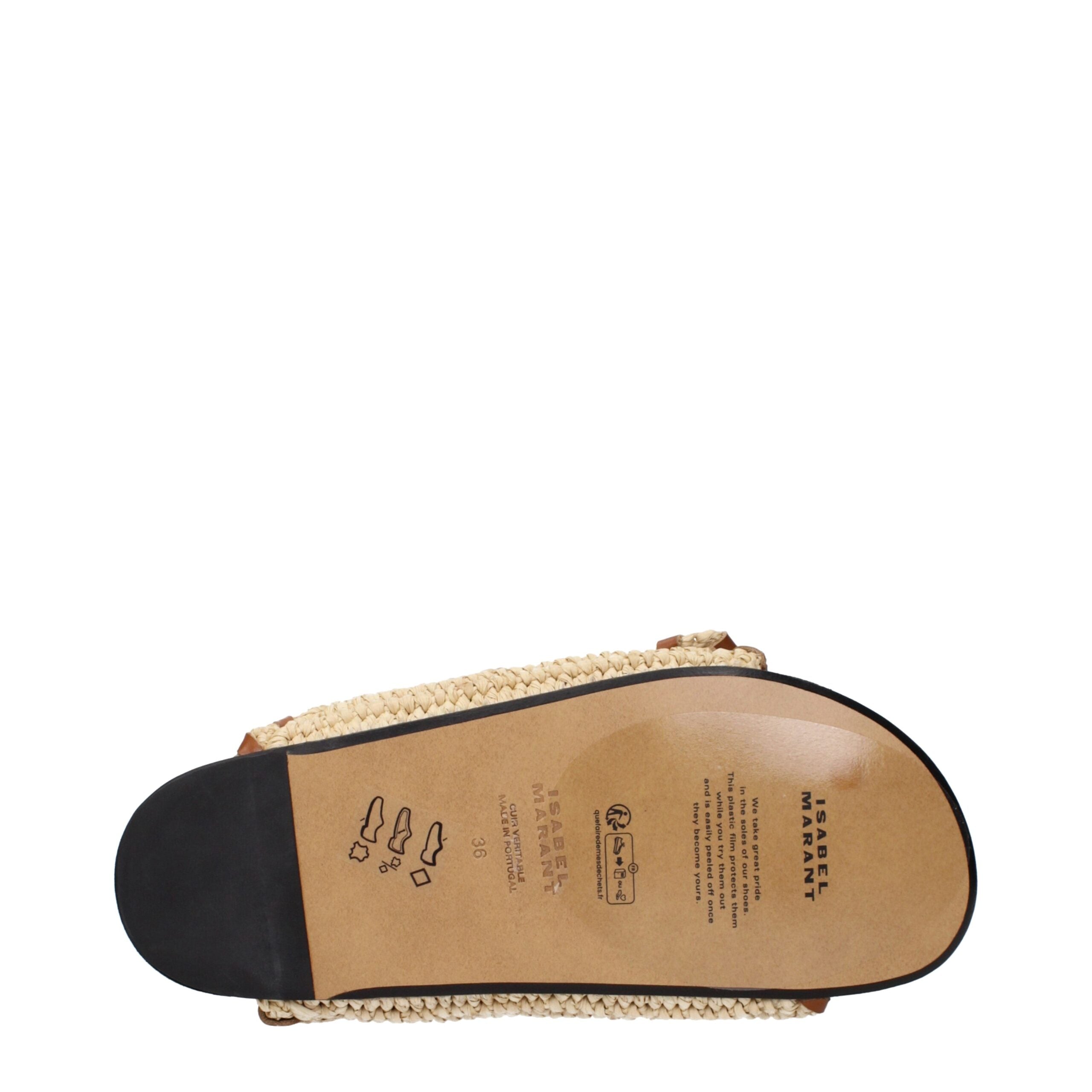 Isabel Marant Beige Espadrilles aus Raffia