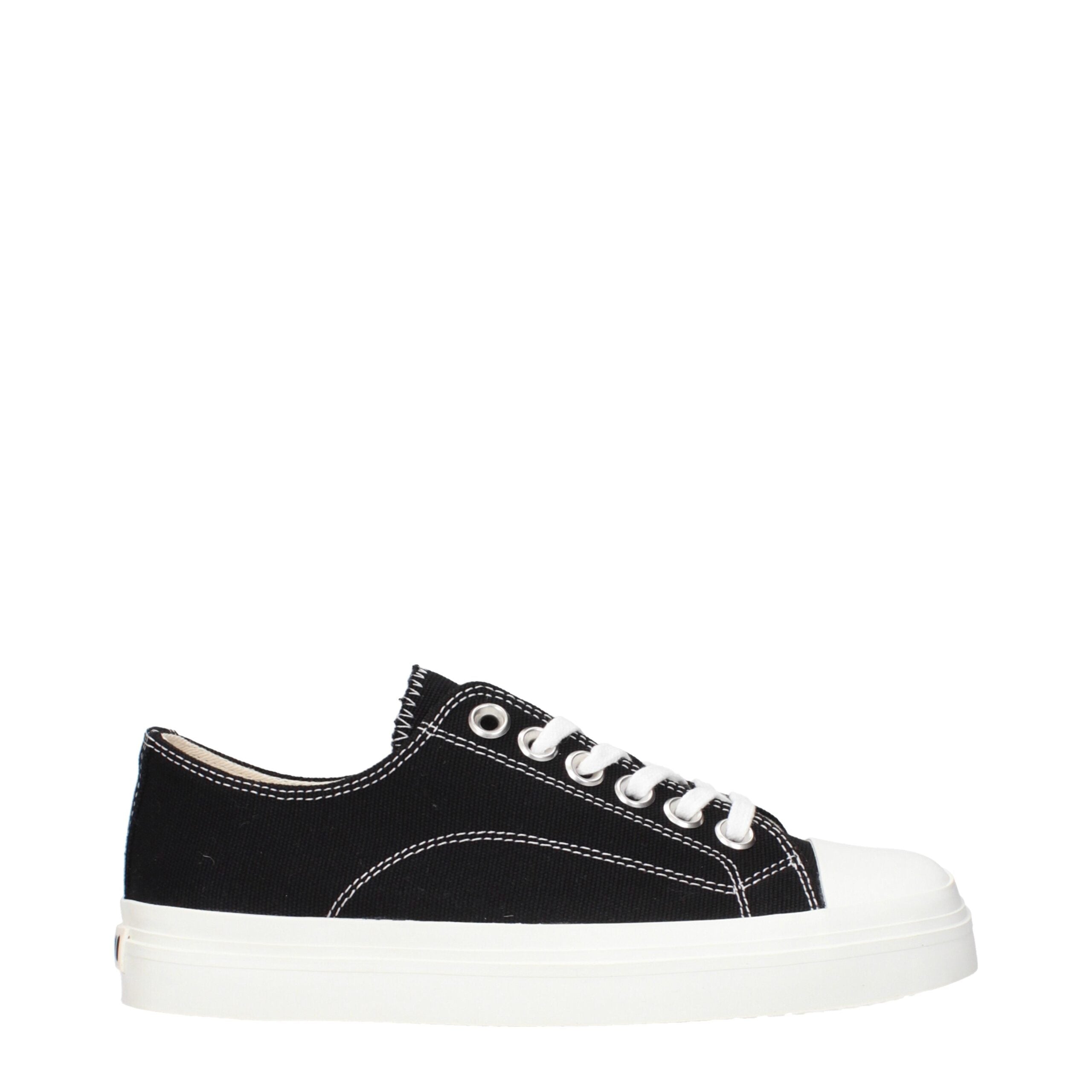 Moschino Schwarzer Stoff Low Tops