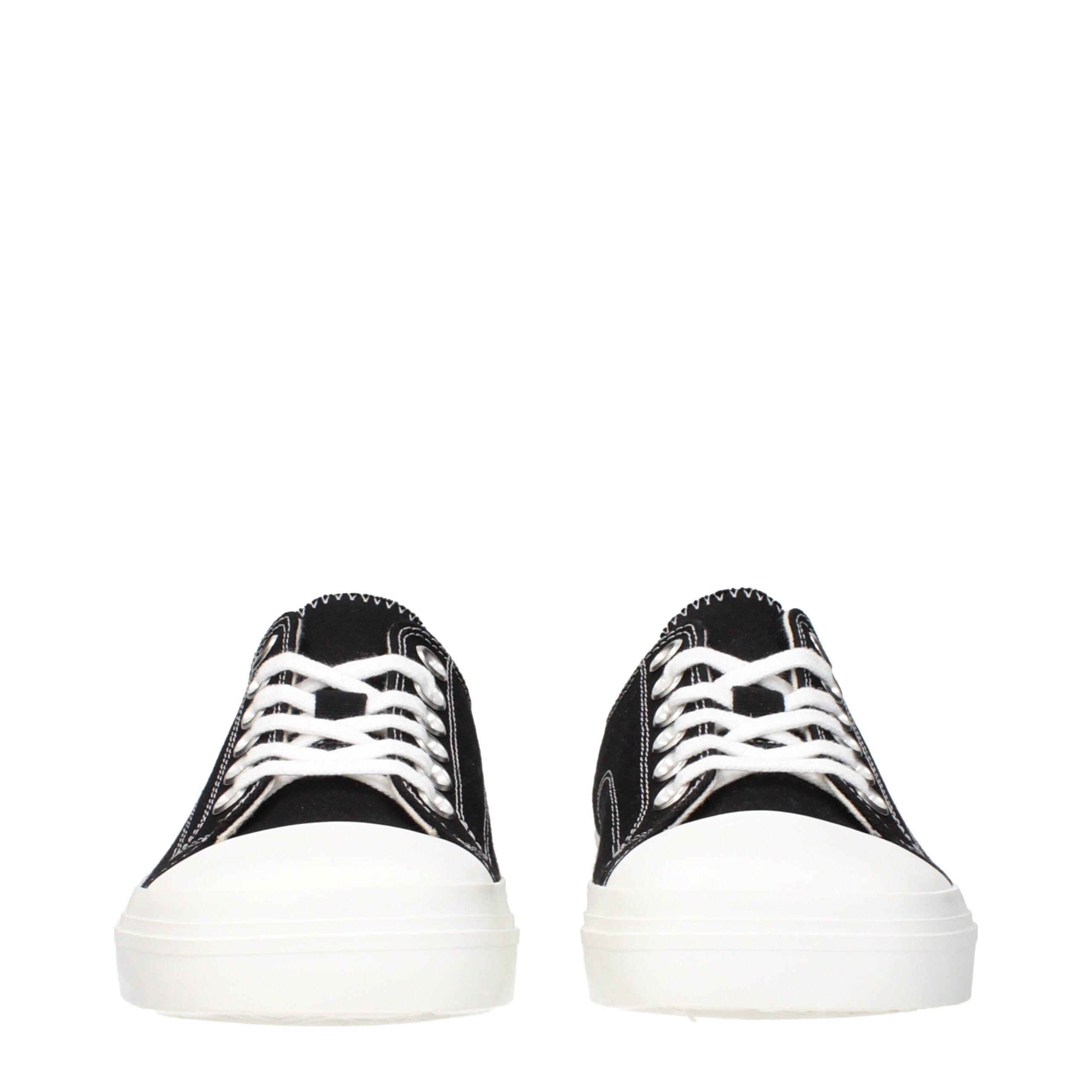 Moschino Schwarzer Stoff Low Tops
