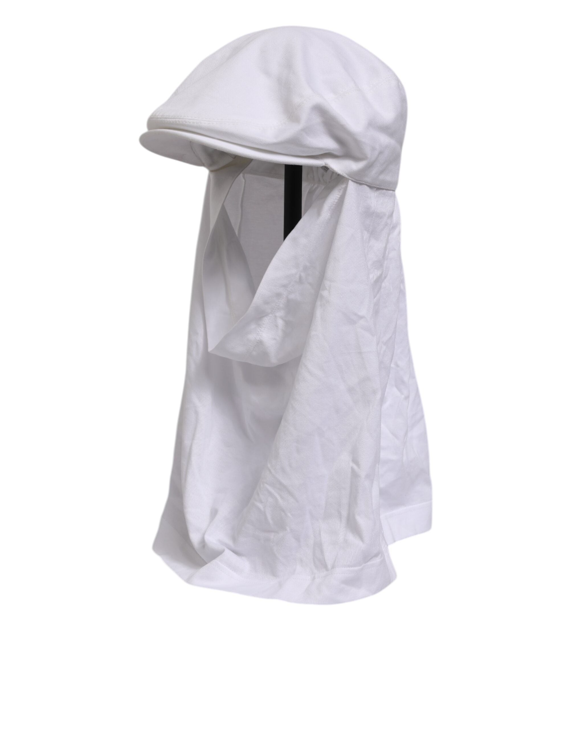 Dolce & Gabbana Baumwoll-Baseball-Balaclava mit DG-Logo-Plakette