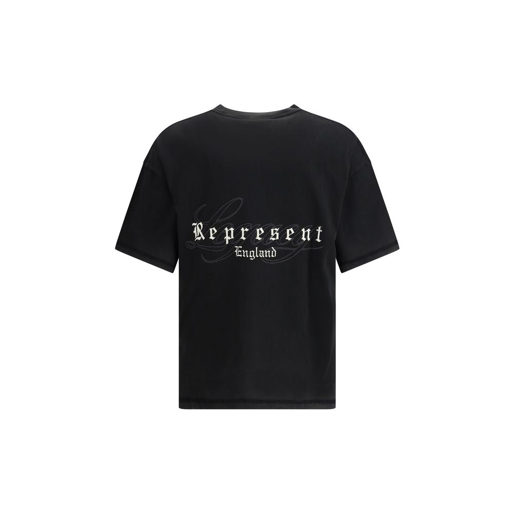 Represent Schwarzes Baumwoll-T-Shirt