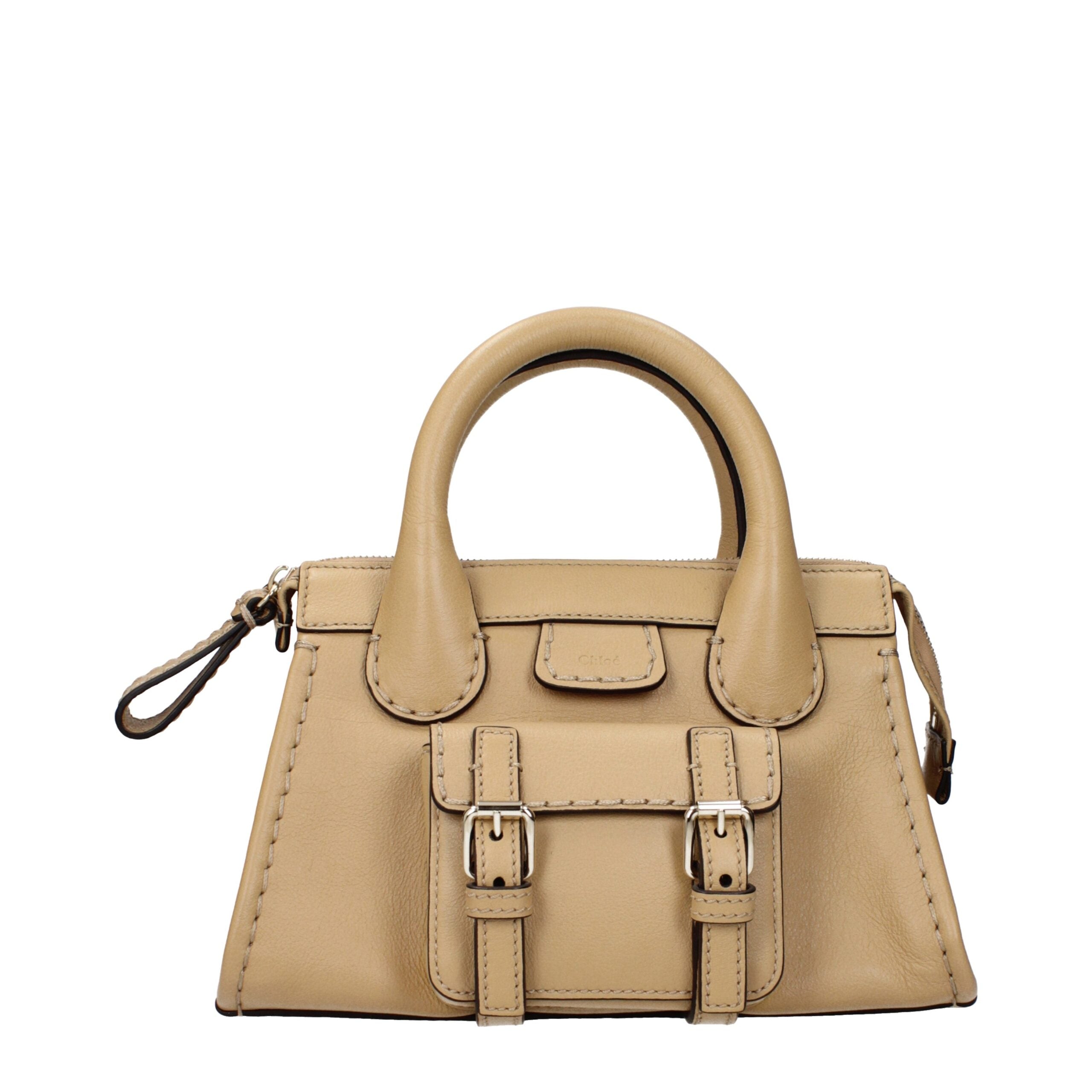 Chloé Beige Lederhandtaschen