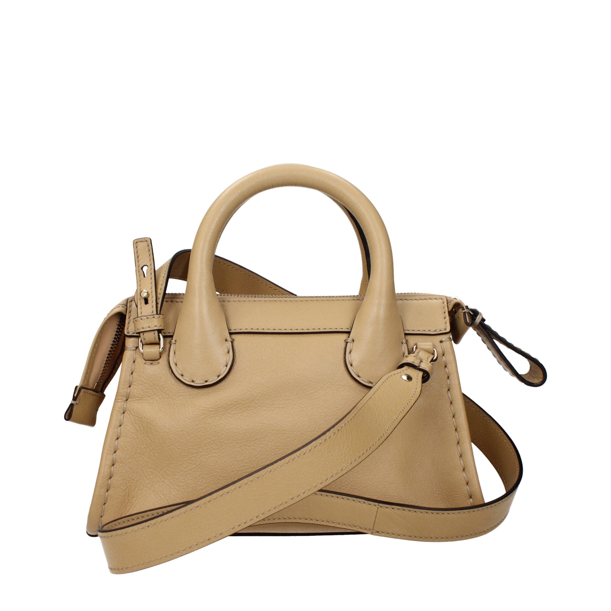 Chloé Beige Lederhandtaschen