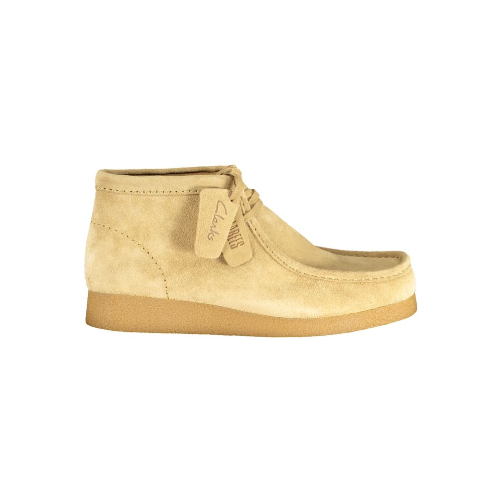 Clarks Beige Leder Herren Sneaker