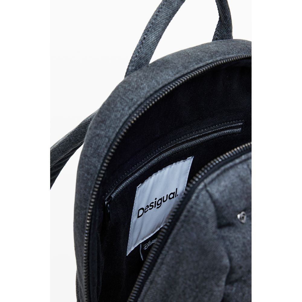 Desigual Grauer Polyester-Rucksack für Frauen