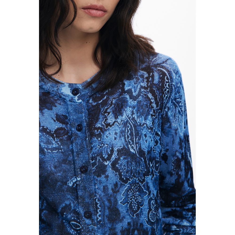 Desigual Blauer Viskose Pullover für Frauen