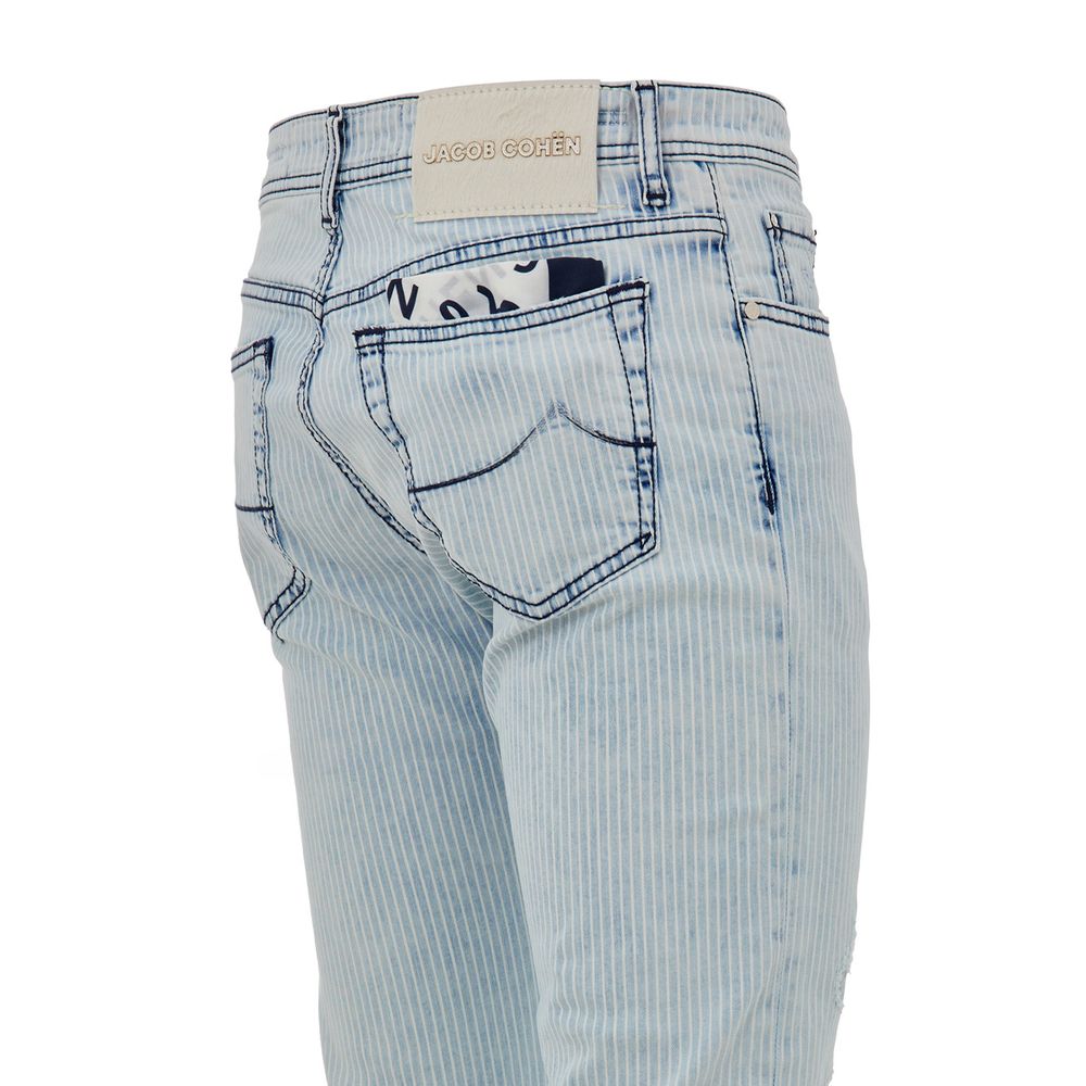 Jacob Cohen Eng anliegende Jeans aus Baumwolle in Blau