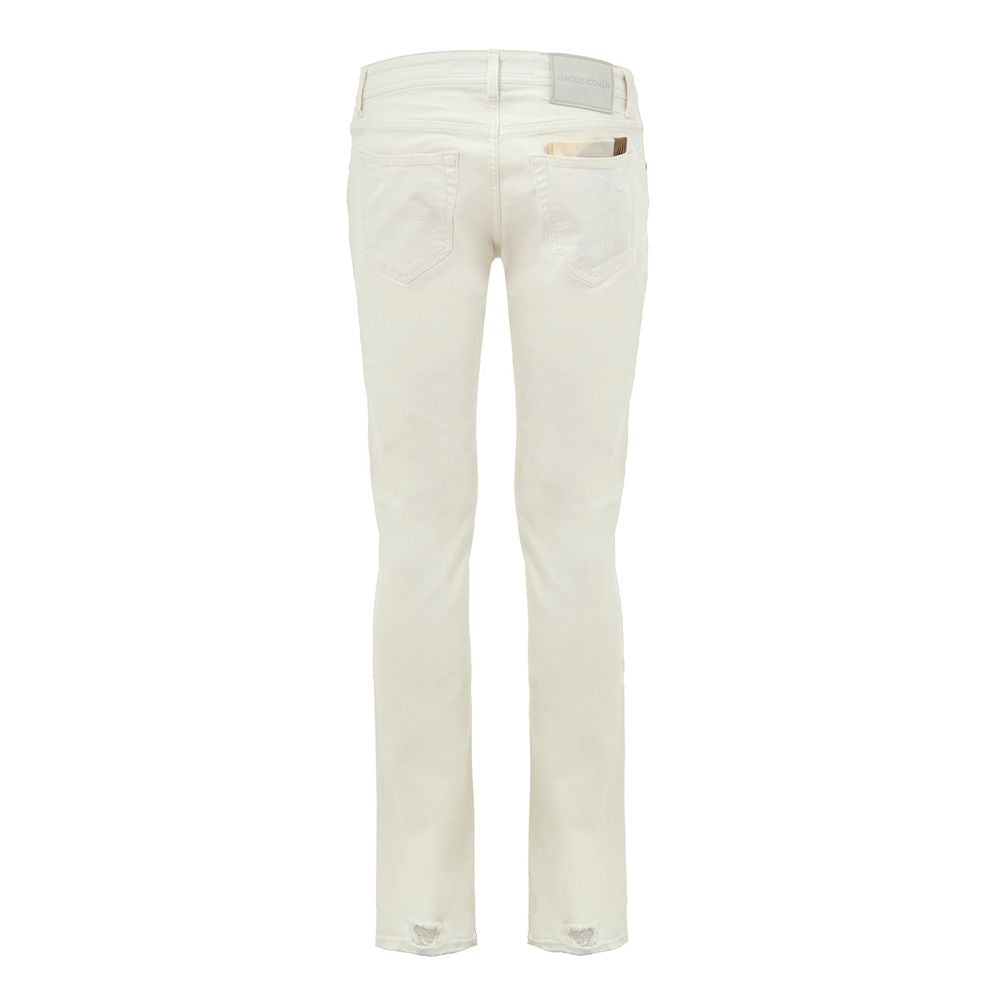 Jacob Cohen Weiße Skinny Jeans aus Baumwolle