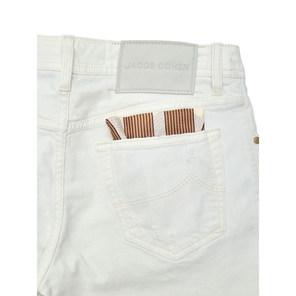 Jacob Cohen Weiße Skinny Jeans aus Baumwolle