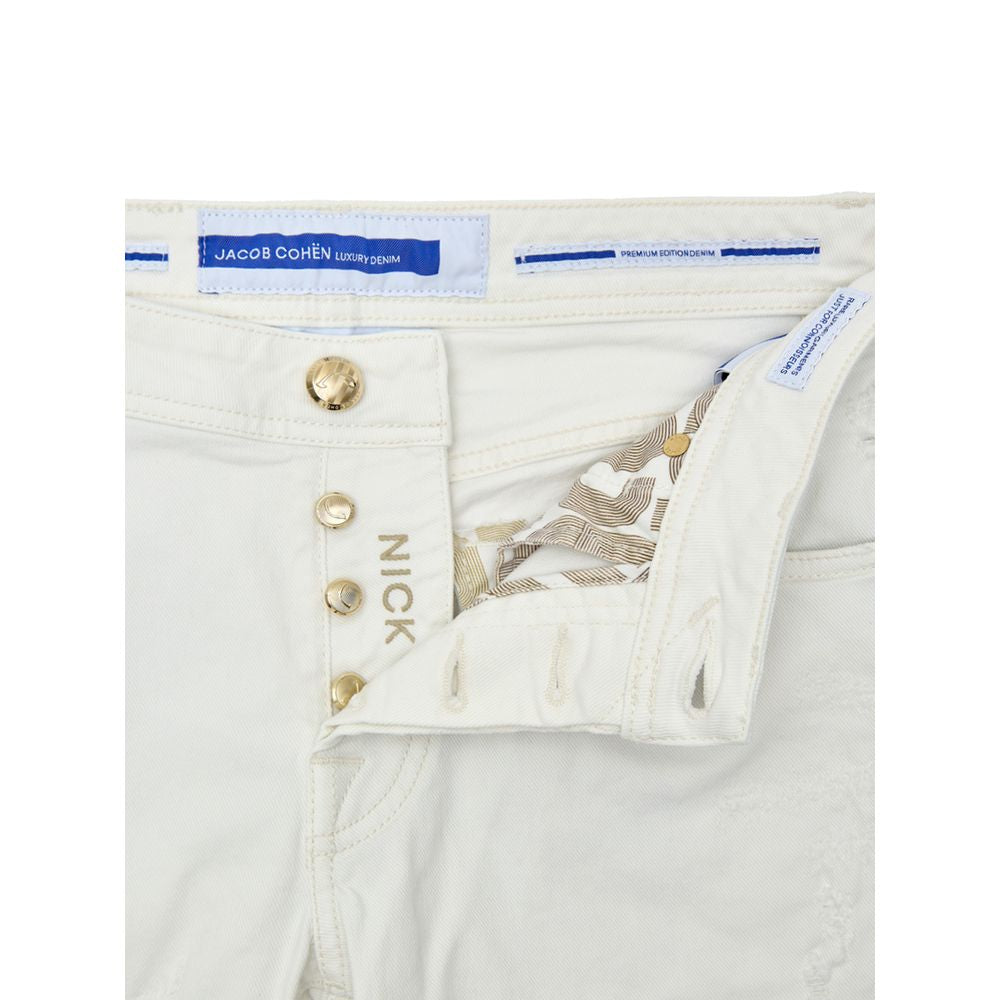 Jacob Cohen Weiße Skinny Jeans aus Baumwolle