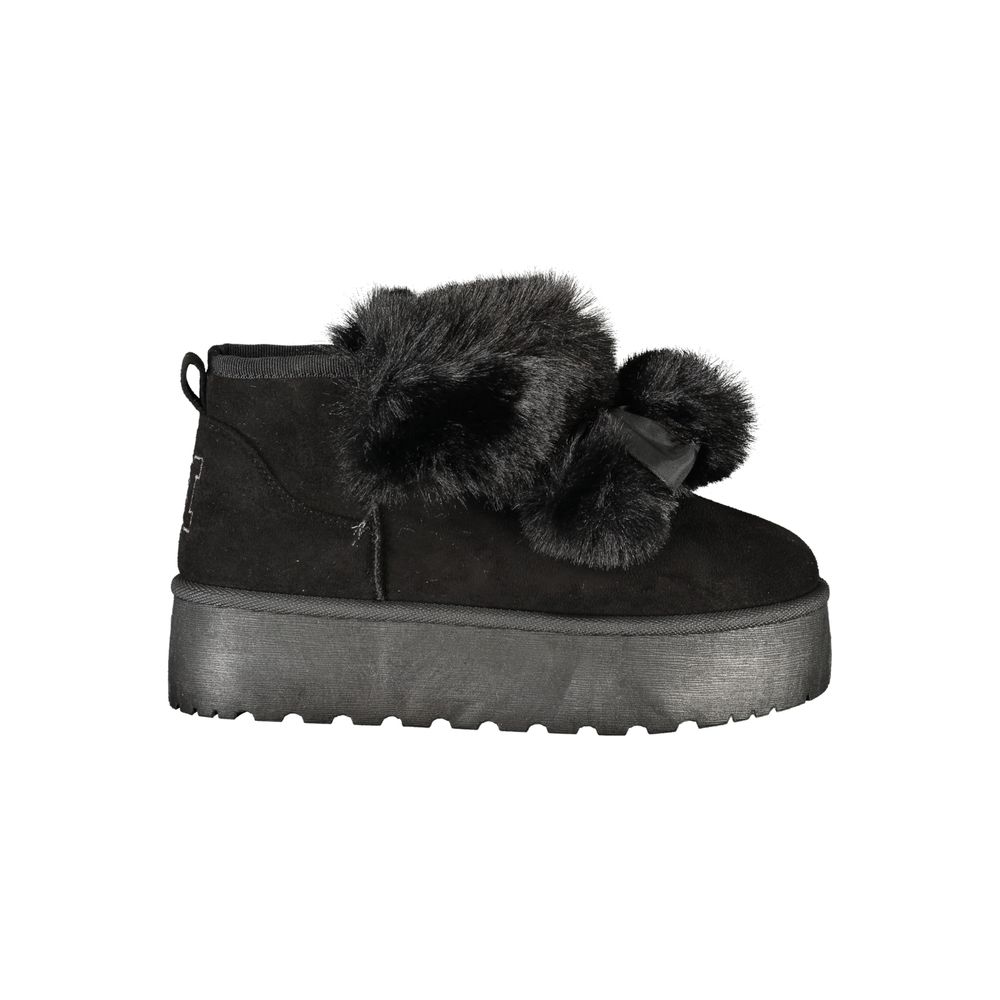Laura Biagiotti Schwarzer Polyester Damenstiefel