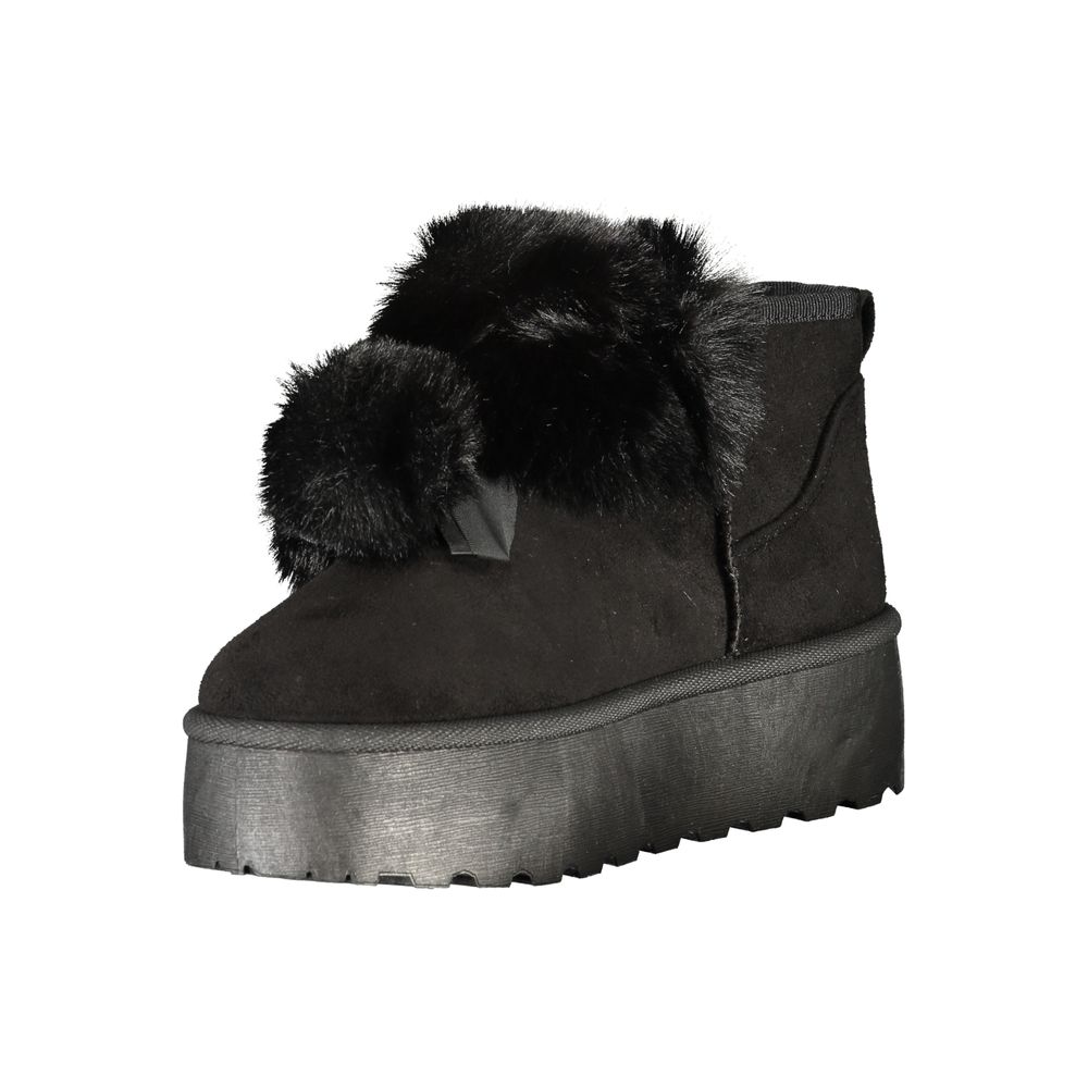 Laura Biagiotti Schwarzer Polyester Damenstiefel