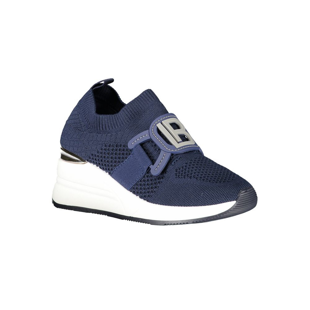 Laura Biagiotti Blaue Polyester Damen Sneaker