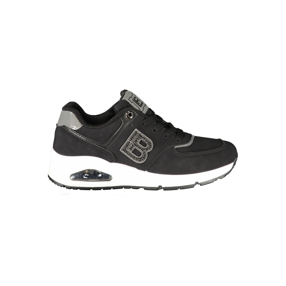Laura Biagiotti Schwarzer Polyester Damen Sneaker