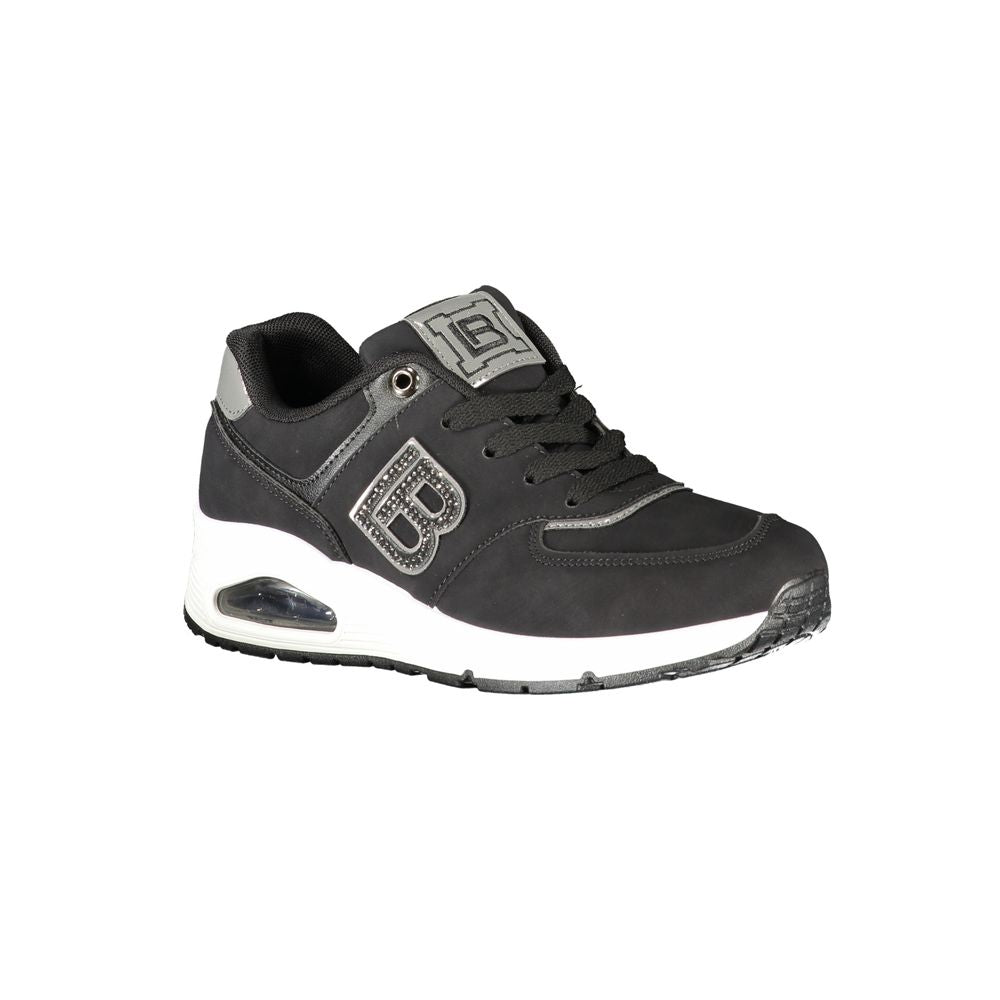 Laura Biagiotti Schwarzer Polyester Damen Sneaker