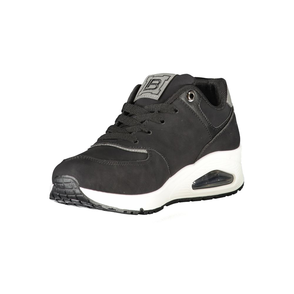 Laura Biagiotti Schwarzer Polyester Damen Sneaker