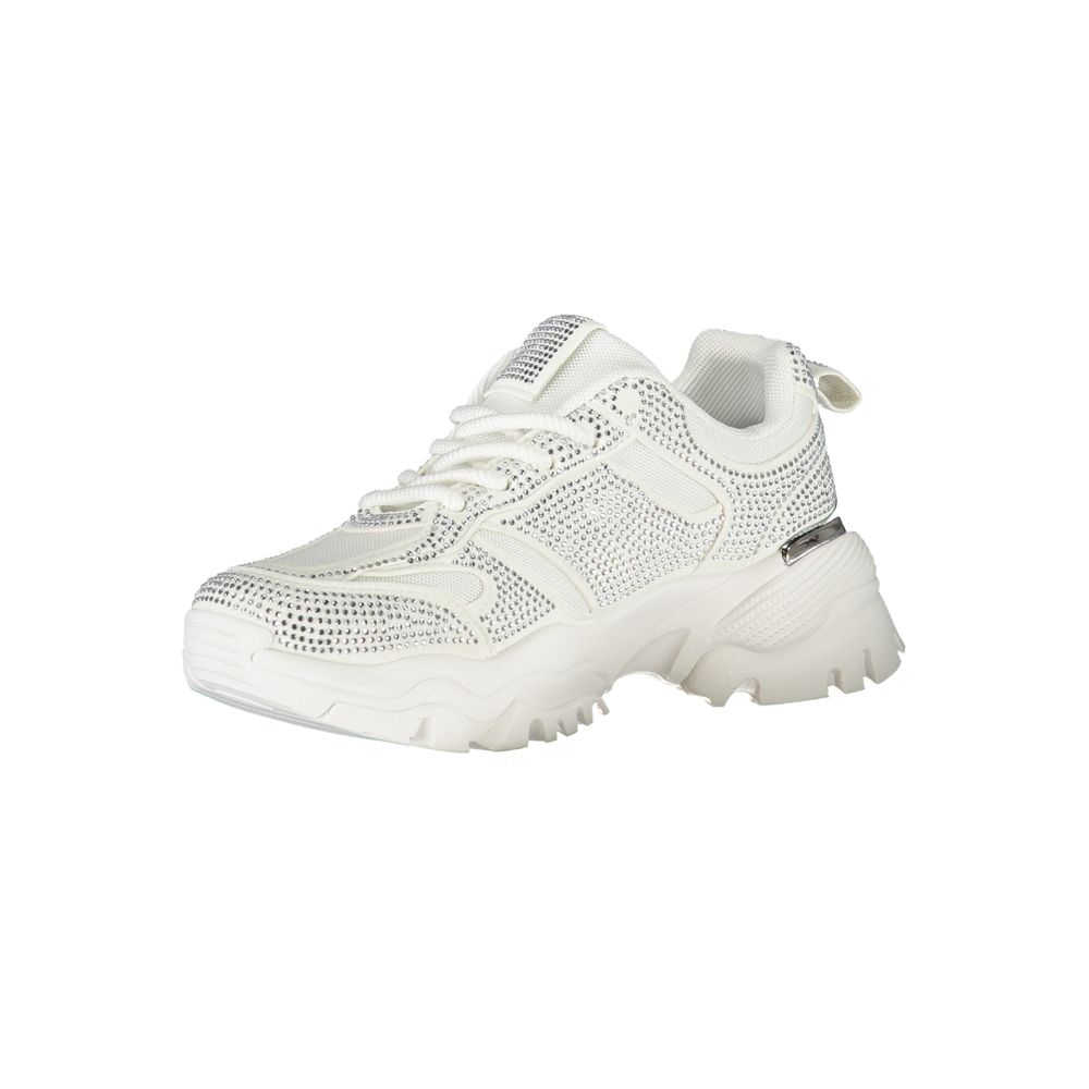 Laura Biagiotti Weiße Polyester-Damen-Sneaker