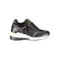 Laura Biagiotti Schwarzer Polyester Damen Sneaker