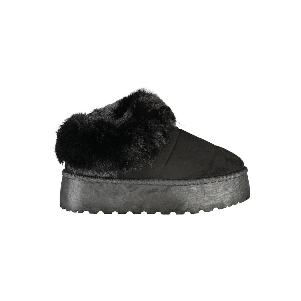 Laura Biagiotti Schwarzer Polyester Damen Sneaker