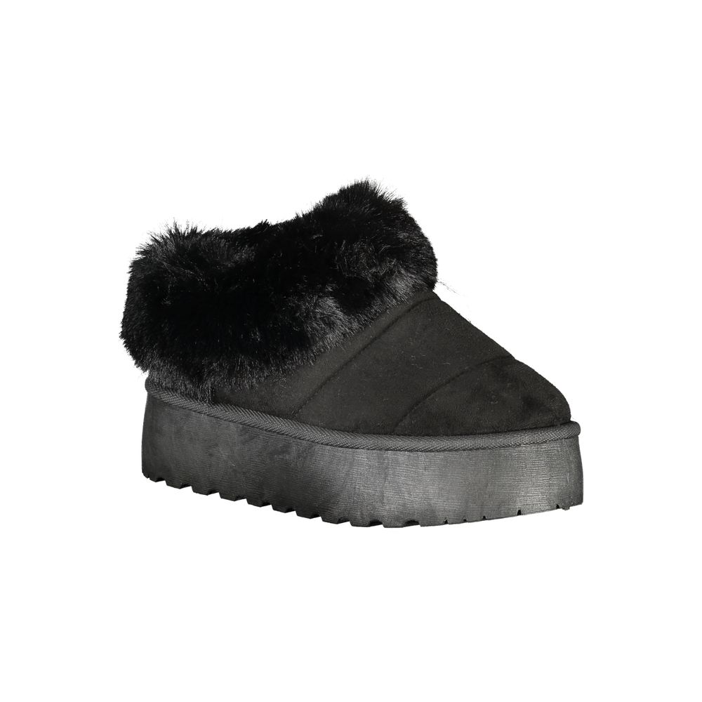 Laura Biagiotti Schwarzer Polyester Damen Sneaker