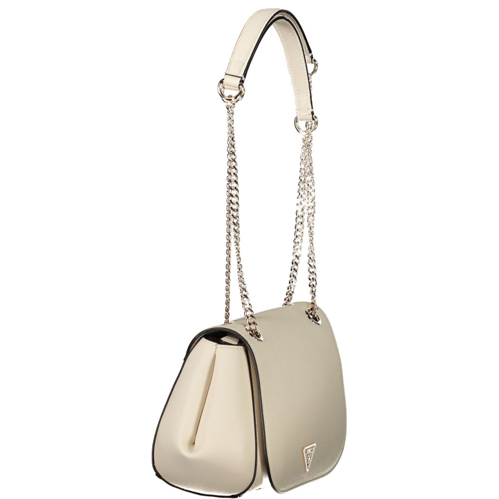 Guess Jeans Bianco Poliuretano Women Handbag