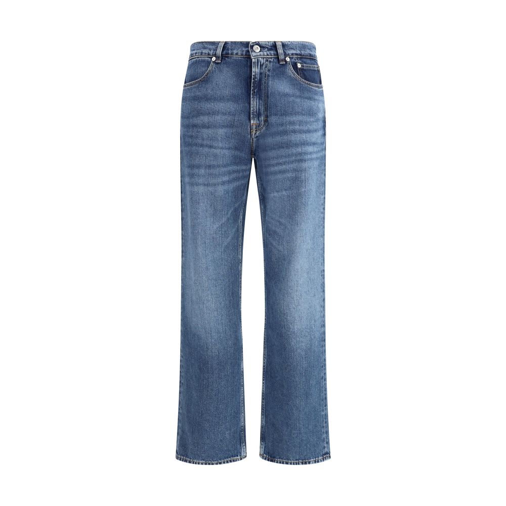 Our Legacy Bootcut-Jeans aus blauem Baumwoll-Denim