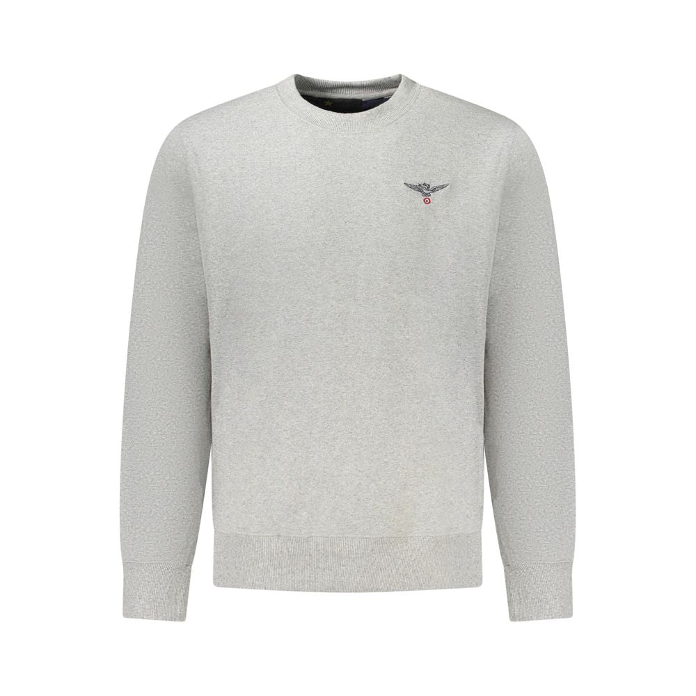 Accademia Militare Grauer Baumwollpullover für Männer