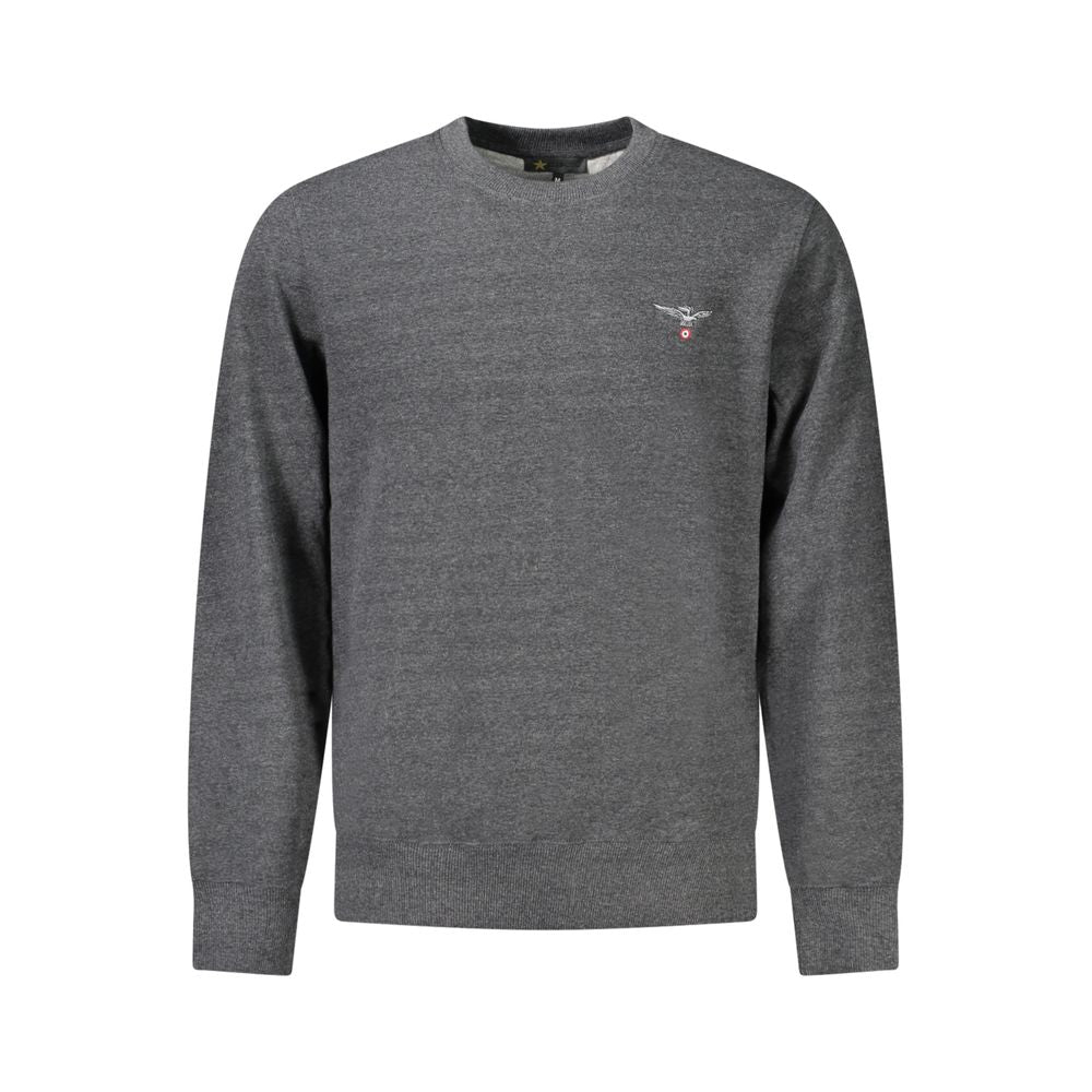 Accademia Militare Grauer Baumwollpullover für Männer
