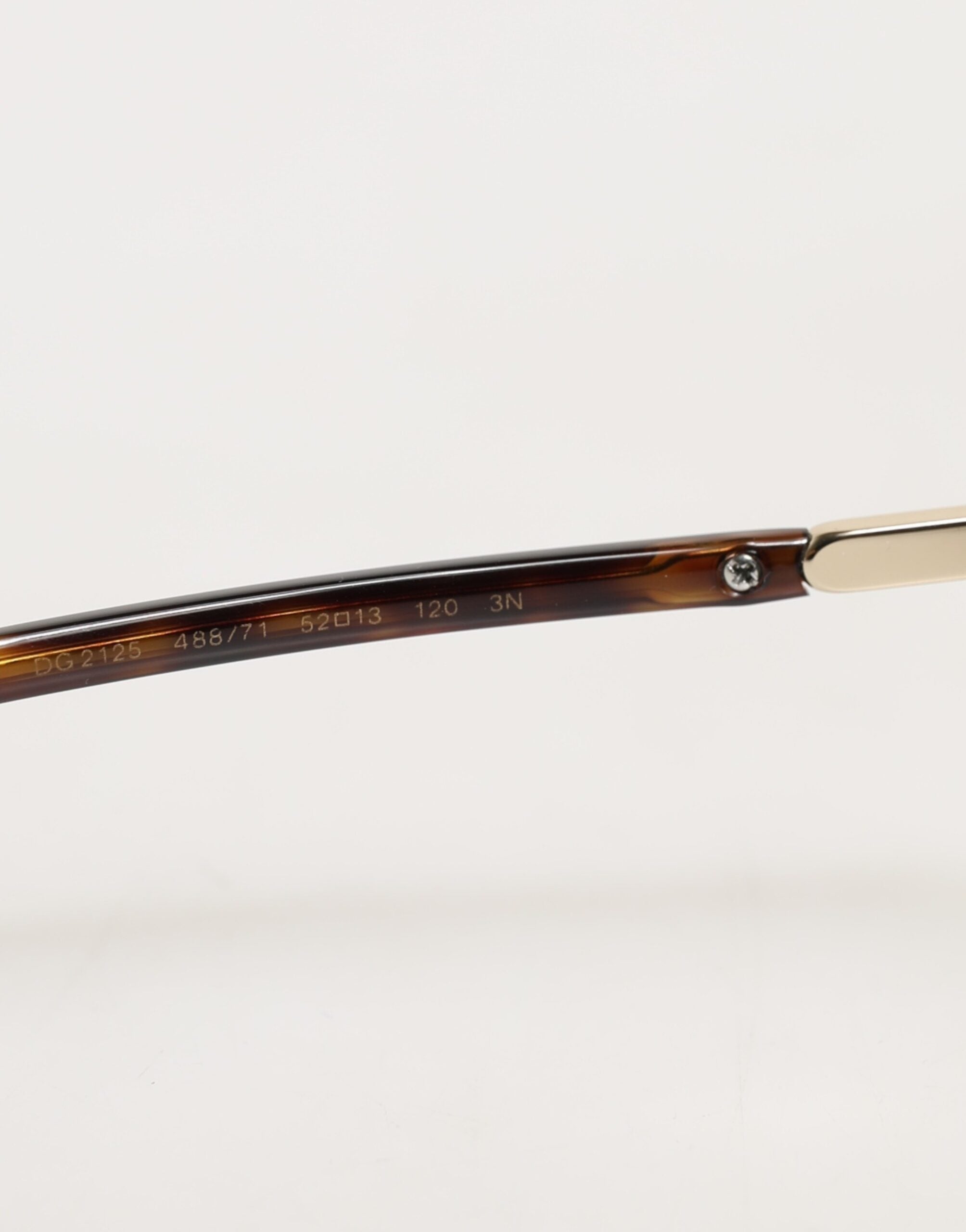 Dolce & Gabbana DG2125 Silver Frame Aviator Shades Eyewear Sunglasses