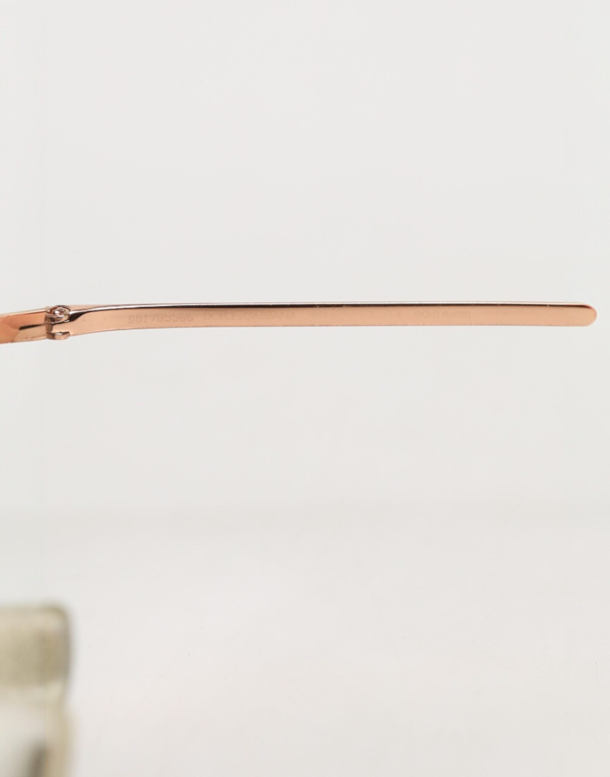 Dolce & Gabbana DG2215K Goldene Metall-Sonnenbrille mit runden Gläsern